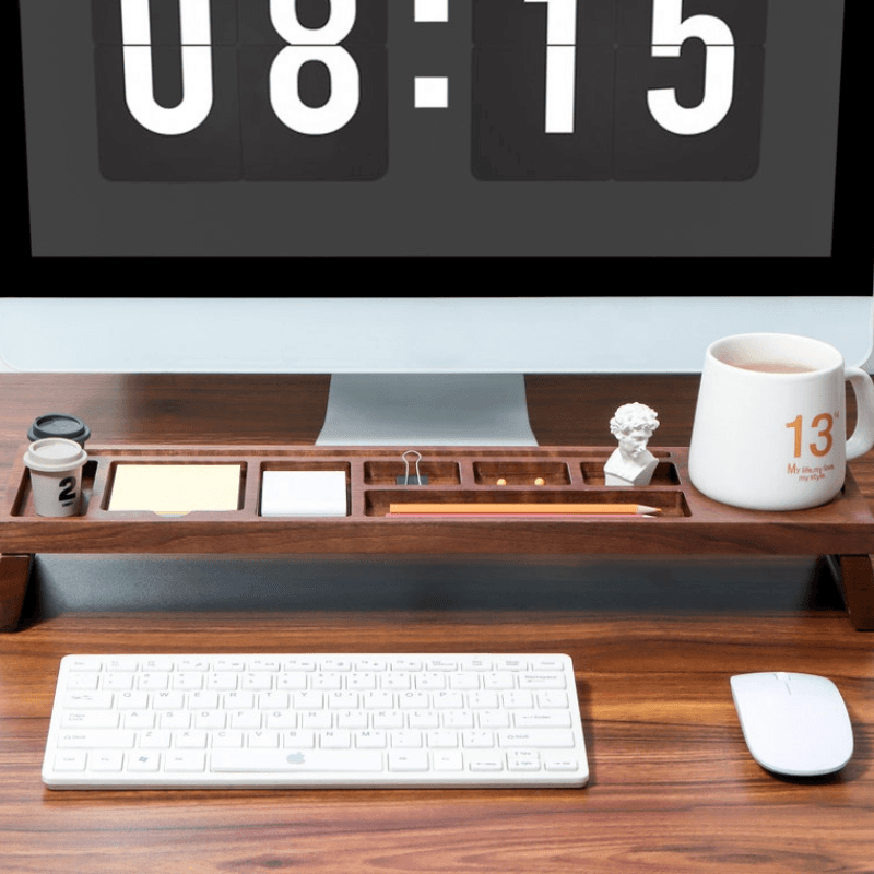 Vendoraque Walnut Desk Organizer