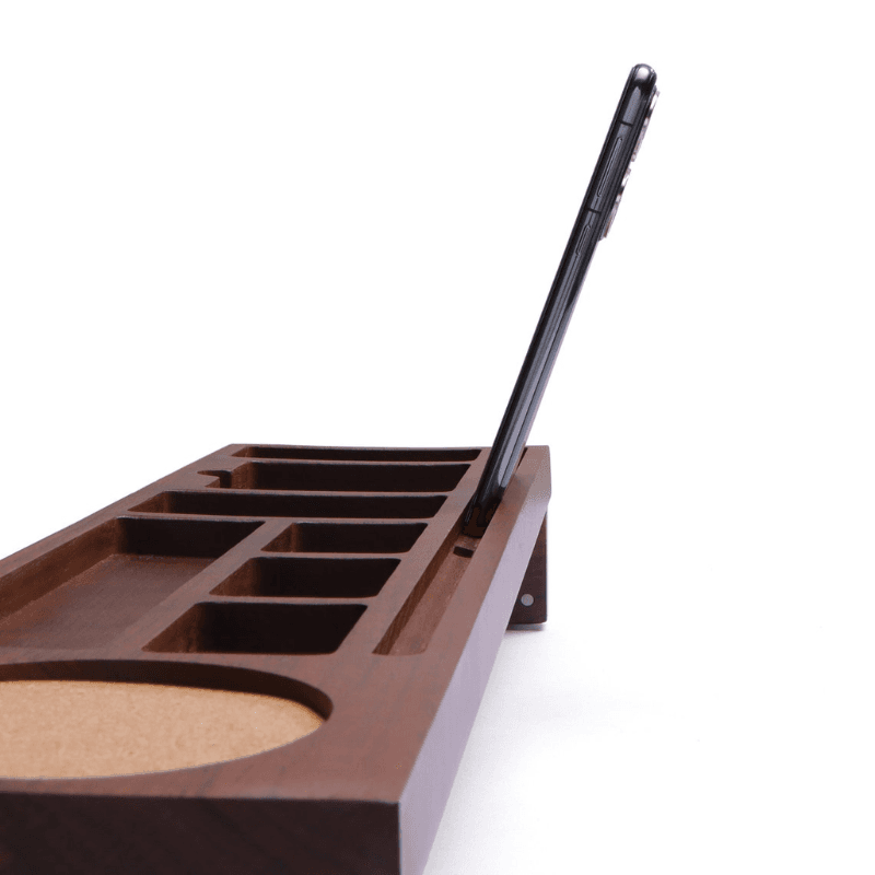 Vendoraque Walnut Desk Organizer